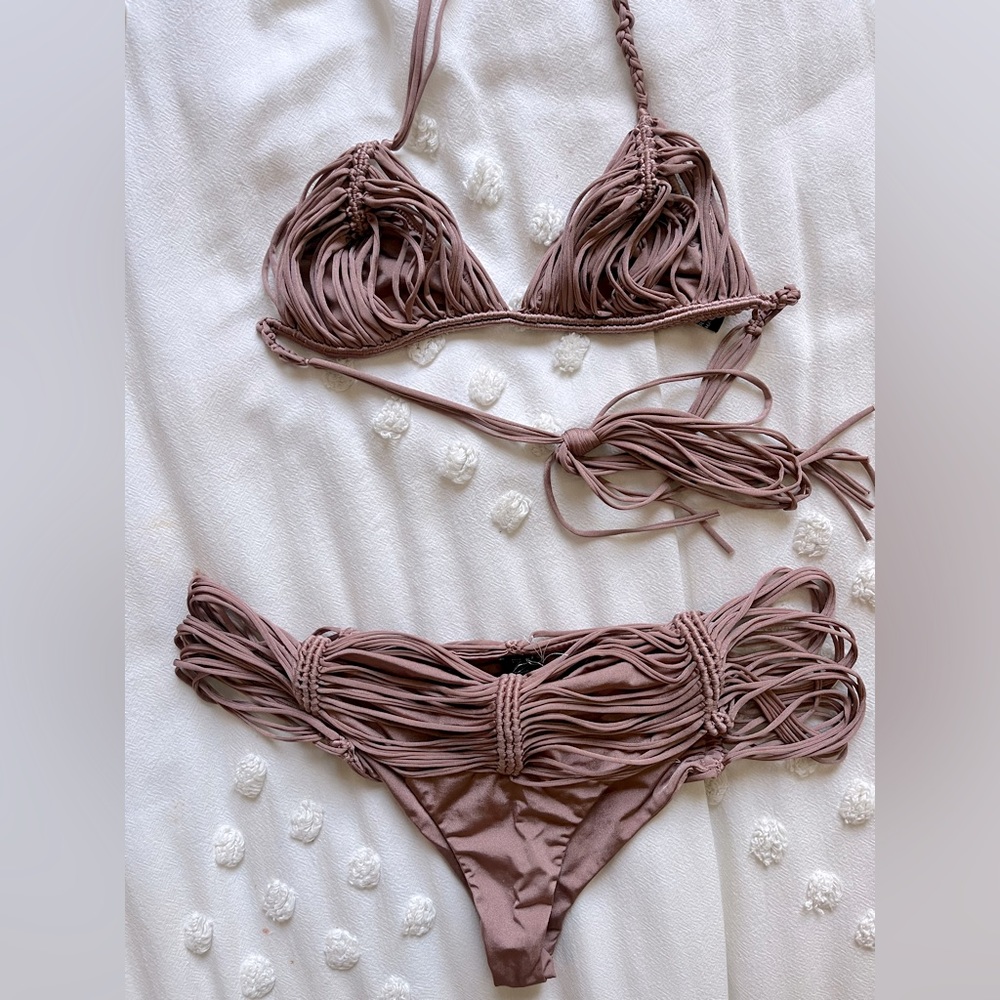 Indah fallen macrame bikini set